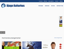 Tablet Screenshot of bjugnkulturhus.no